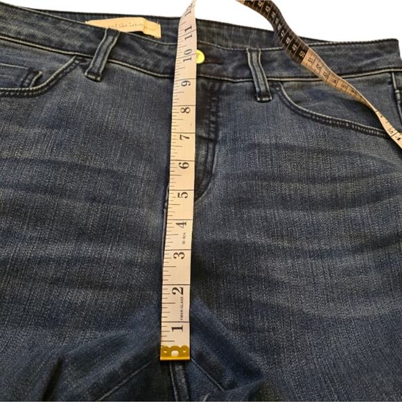 Anthropologie x Pilcro Raw Hem Cropped Straight Leg Jeans Size 32 - Picture 7 of 12